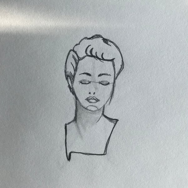 Drawing America with model kaylafornow - 6/19/2020